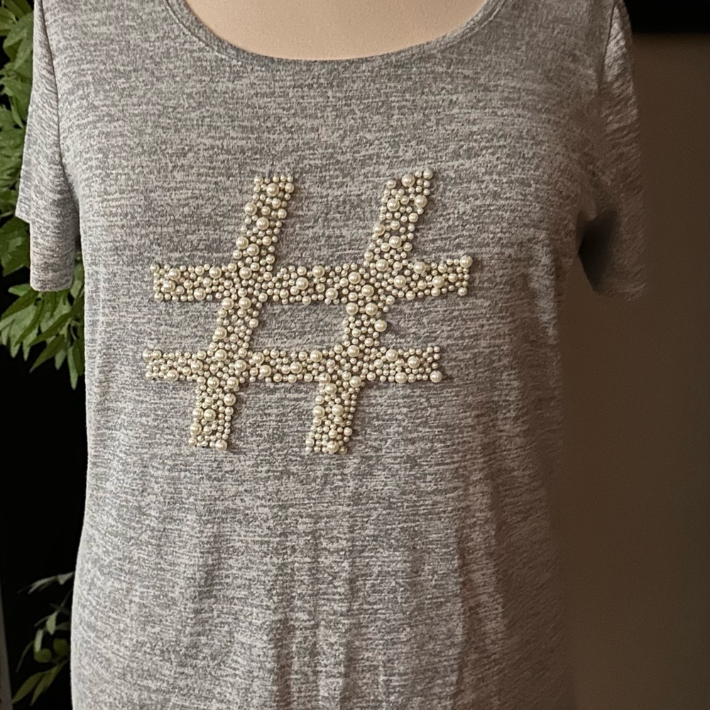 Beaded Lane Bryant # Tee-Shirt